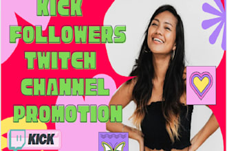 grow your kick followers  with real and active audience engagement