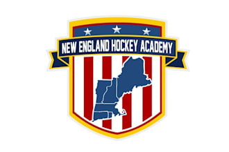 design beautiful hockey academy club logo