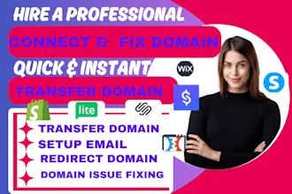 connect, fix, or redirect domain, subdomain to wix, godaddy, system io, shopify