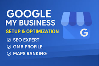 setup gmb google verification SEO expert gmb maps ranking profile optimization