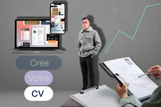 créer un CV professionnel, moderne et personnalisé