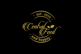 design monogram unique central feed logo