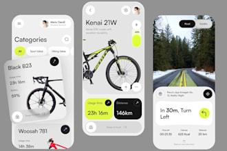 build bike service app, bike sharing app, bike rental app, bike mechanic app