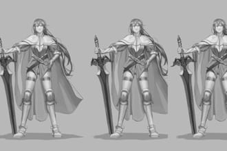 do sprite rpg maker mv draw nsfw rpg character fantasy scifi animated game logo