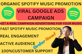 do best spotify music promotion by creating campaign advertisement