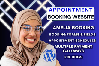 develop bookly amelia pro booking website, wordpress appointment booking fix bug