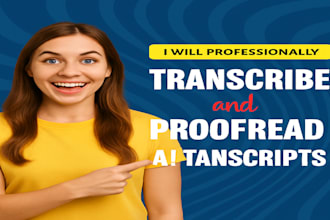 transcribe audio, video, podcasts, and proofread ai transcripts with precision