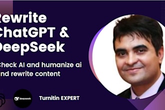 professionally check ai and humanize ai and rewrite content