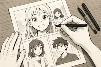 create pro manga pages, storyboards, and character designs