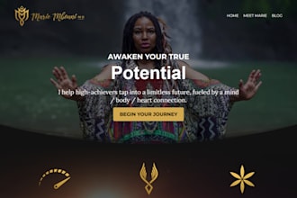 life coach landing page coaching website business coach consultant website