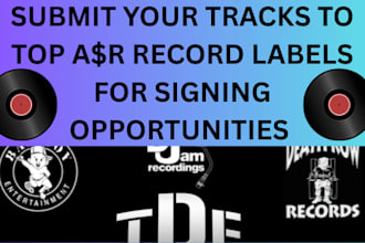 submit your track to top record labels for signing opportunities