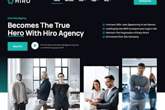 create job board website, recruitment agency, staffing website with wordpress