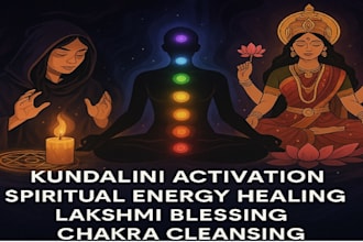 kundalini activation spiritual energy healing lakshmi blessing chakra cleansing