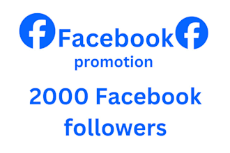 add your 2000 facebook like, followers organically