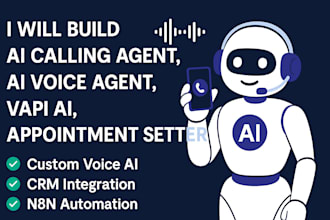build ai calling agent, ai voice agent, appointment setter, vapi ai agent, n8n