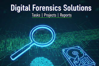 do digital forensics tasks and projects for you
