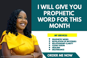 give you prophetic word for this month