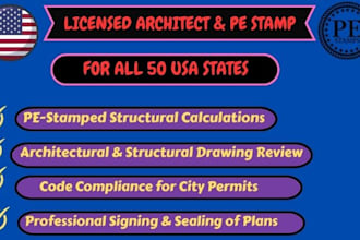 licensed architect oklahoma, missouri, new mexico pe stamp for city permit