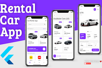 build a car rental turo clone app with websit, travel app, carpooling app