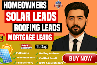 do new homeowners solar leads roofing leads mortgage leads with skip tracing