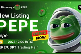 create a meme coin, pepe crypto website, token launch site or landing page
