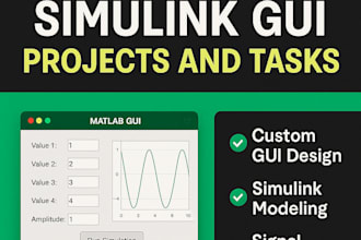 do matlab simulinks gui tasks and projects