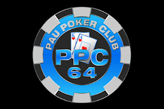 design super trading poker club logo