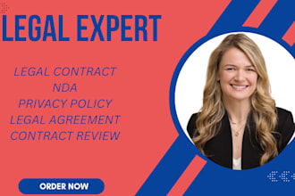 draft legal contracts,agreements, nda, terms and conditions, privacy policy