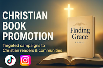 promote your christian fiction or nonfiction book on instagram and tiktok