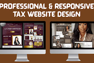 design tax accounting website bookkeeping website income website landing page