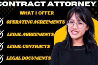 write legal agreements terms and conditions privacy policy contract lawyer nda