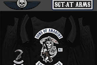 custom fivem mc kuttes, gangster vest, mc patches, biker clothing, fivem kuttes