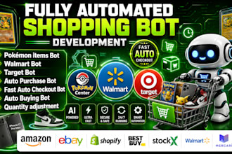 do auto purchase bot auto shopping bot walmart bot auto checkout bot pokemon bot