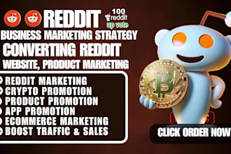 do reddit post boost business website product crypto token ai app management