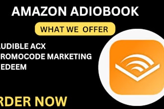 do amazon acx or audible audiobook promotion