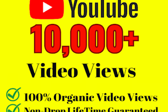 do 10k monetization approved views in your youtube video organically fast