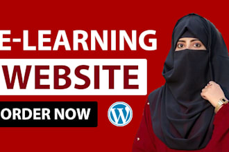 build elearning wordpress lms website with learndash lms