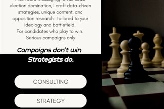 be your political campaign strategist and narrative engineer