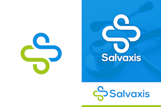 design a minimalist and creative health or medical brand logo