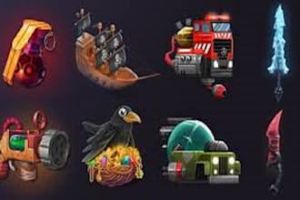 create 3d game assets and animations for your game