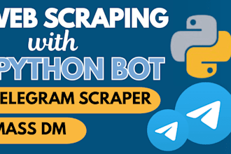 boost telegram channel with 700k users, python scraping, telegram ads 100x sales