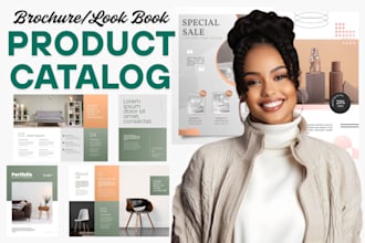 design product catalog, brochure, catalogue, magazine cover and lookbook layouts