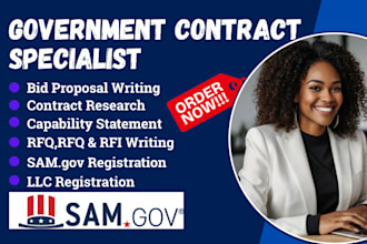 write winning government contract capability statement bid proposal rfq rfp