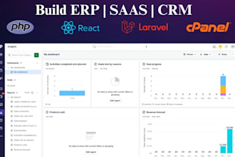 set up custom crm software, hrm, forex,ai erp, saac, web app desktop application
