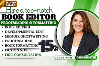 ghostwrite your memoir autobiography book editing ebook writer biography fiction