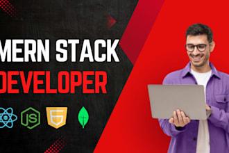 develop a mern stack web application with react, nodejs, and mongodb