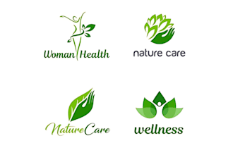make an awesome nature care wellness and natural beauty logo