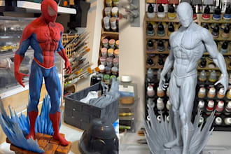 print and paint your miniature tabletop warhammer 3d model miniature painting