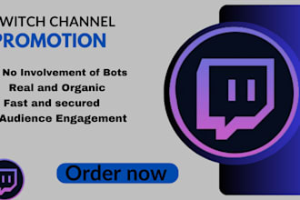 do twitch channel promotion to reach affiliate, partnership