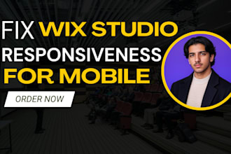 fix wix studio responsiveness and optimize mobile layout